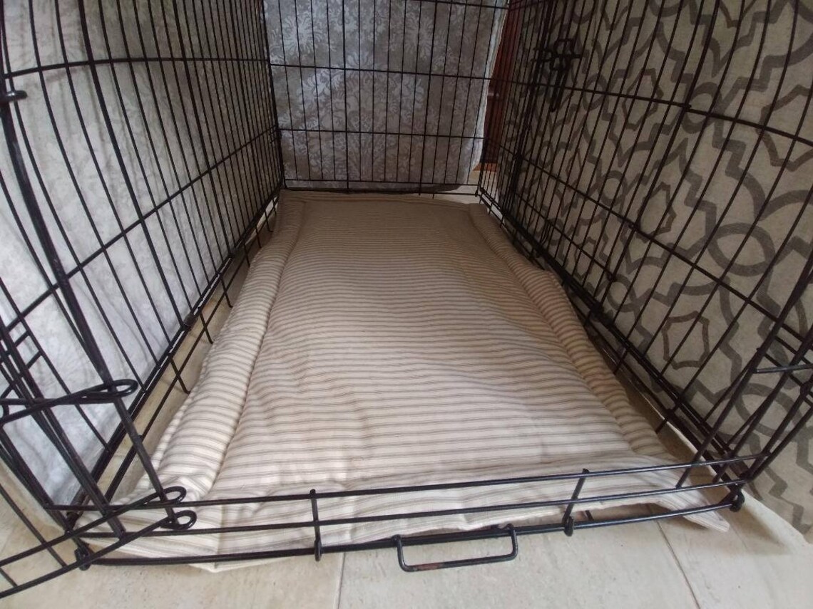 Dog Crate Pad Dog Bed Crate Pad Neutral Colors Dog Pad Etsy