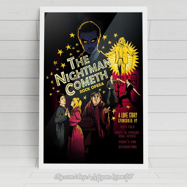 The Nightman Cometh poster print