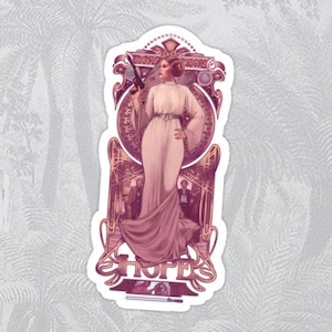 Leia vinyl sticker