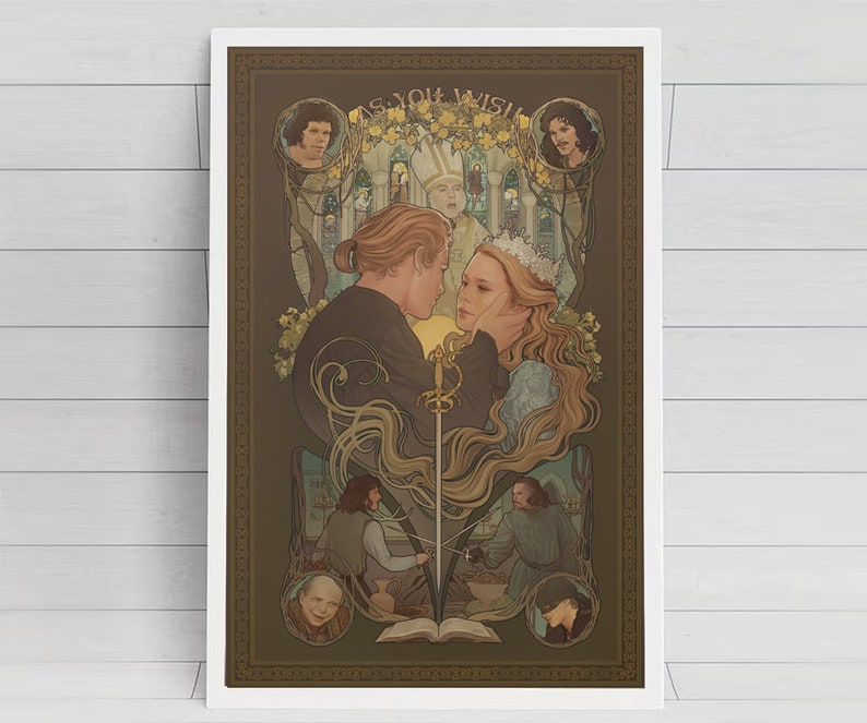 As You Wish Princess Bride inspired print PRE-ORDER zdjęcie 1