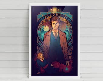 Tenth Doctor poster print