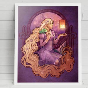 Rapunzel poster print