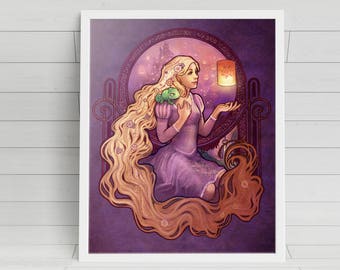 Rapunzel Posterdruck