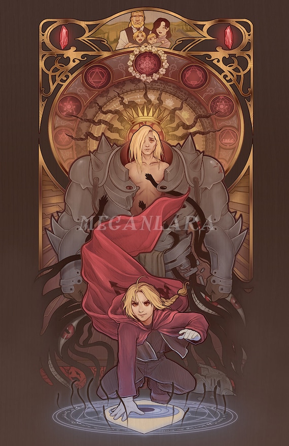  Fullmetal Alchemist Customized 14inch x 18inch Silk Print  Poster/WallPaper Great Gift: Posters & Prints