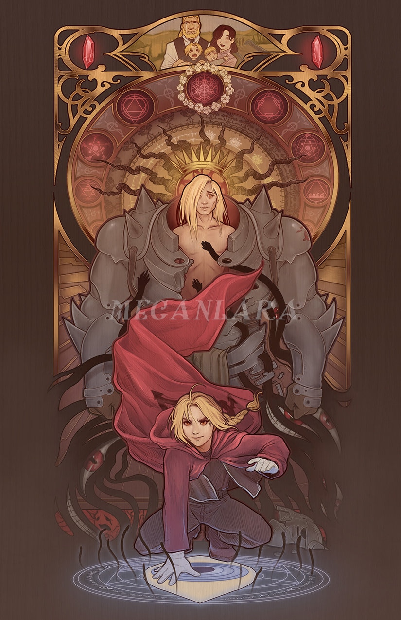 Wall Station Fullmetal Alchemist Customized 24inch x 38inch Silk Print  Poster/Wallpaper Great Gift