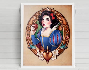 Snow White poster print