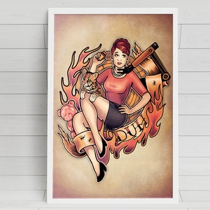 Archer&#39;s Cheryl poster print