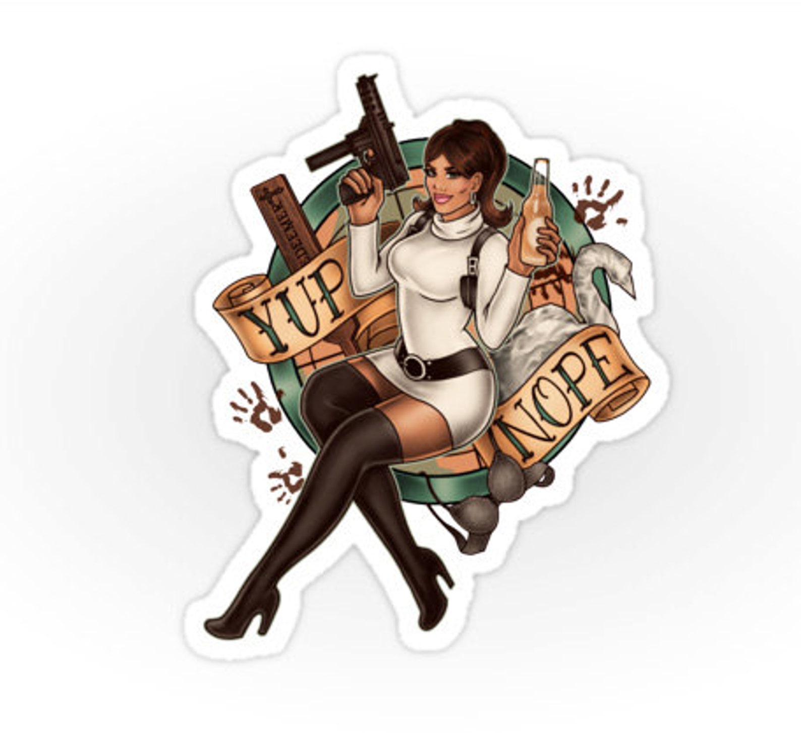 Spray and Pray Sticker Etsy