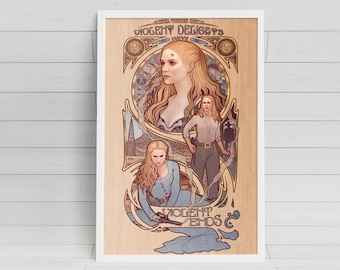 Dolores of Westworld poster print