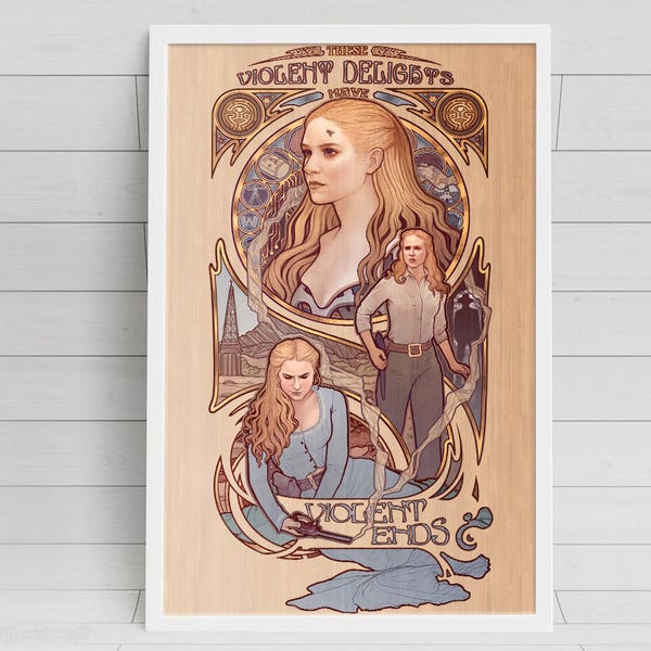 Stampa del poster di Dolores di Westworld