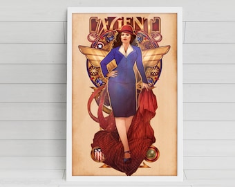 Agent Carter poster print