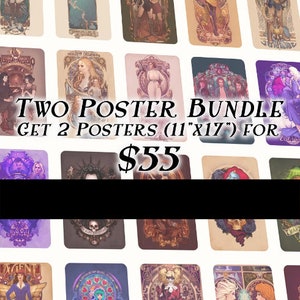 Poster Bundle Deal - 2 for 55