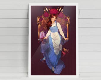 Belle of Beauty and the Beast poster print