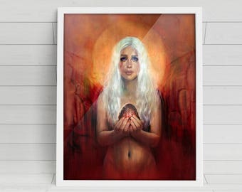 Daenerys poster print
