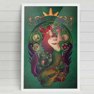 Ariel - Little Mermaid poster print