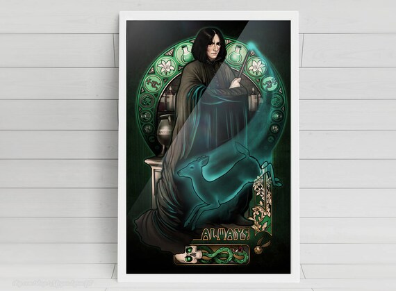 Harry Potter poster harry Potter print Severus Snape art poster