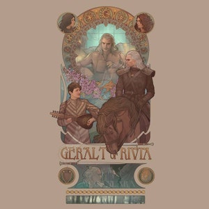 Geralt Witcher poster print image 2