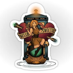 River Song  vinyl sticker