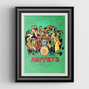The Muppets' poster print