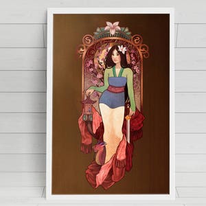 Mulan poster print