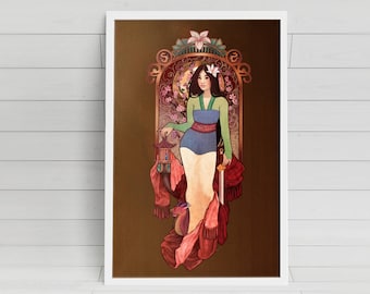 Mulan poster print