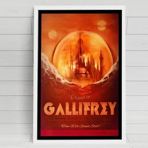 Gallifrey poster print