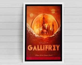 Gallifrey poster print