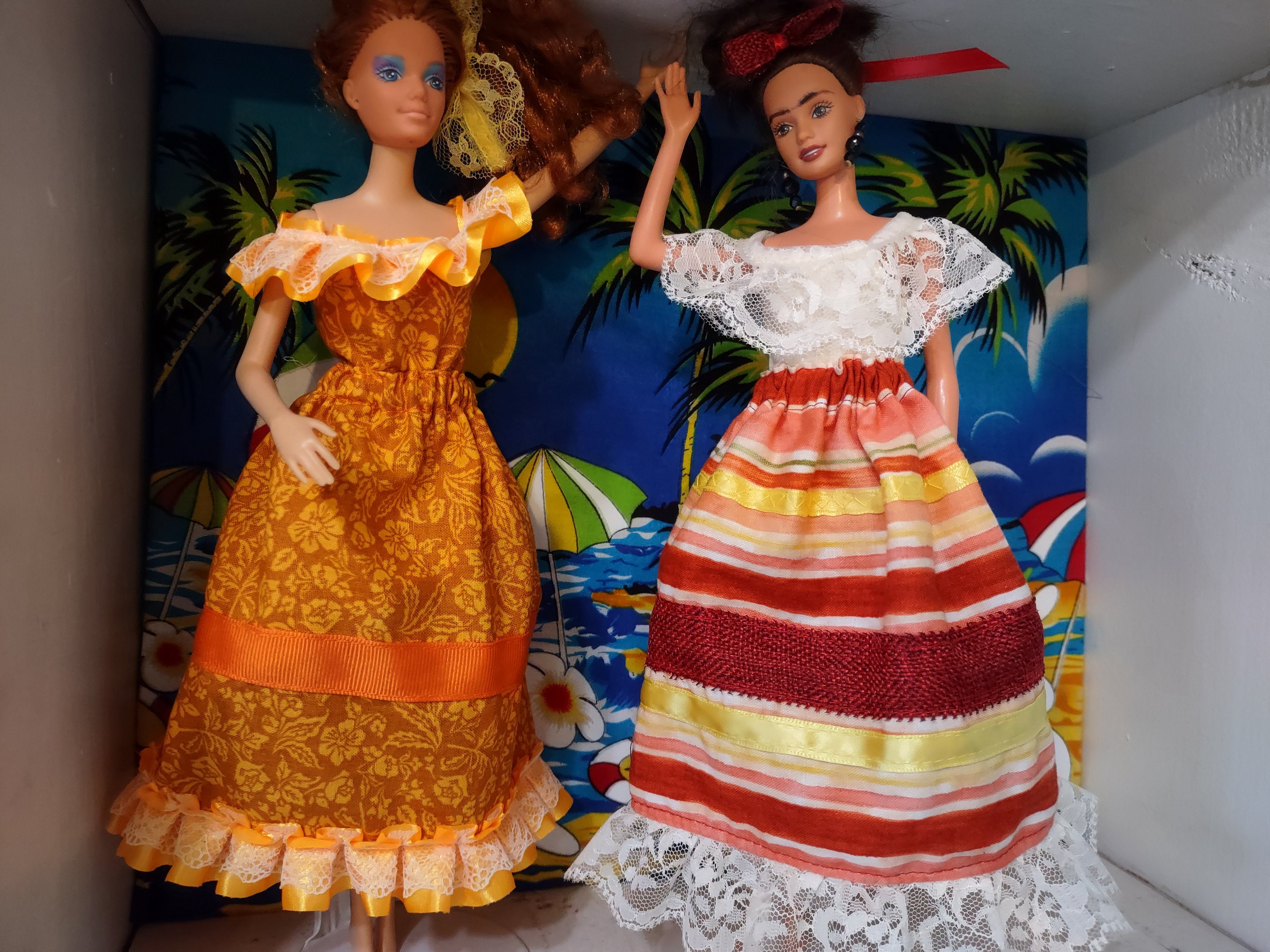 Colombian Inspired Outfits for 11 Inch Fashion Dolls Dolls 