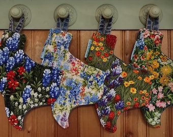 Texas shaped pot holder/trivet