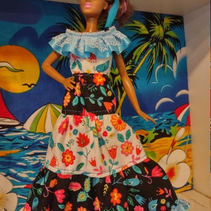 Colombian inspired outfits for 11 inch fashion dolls dolls