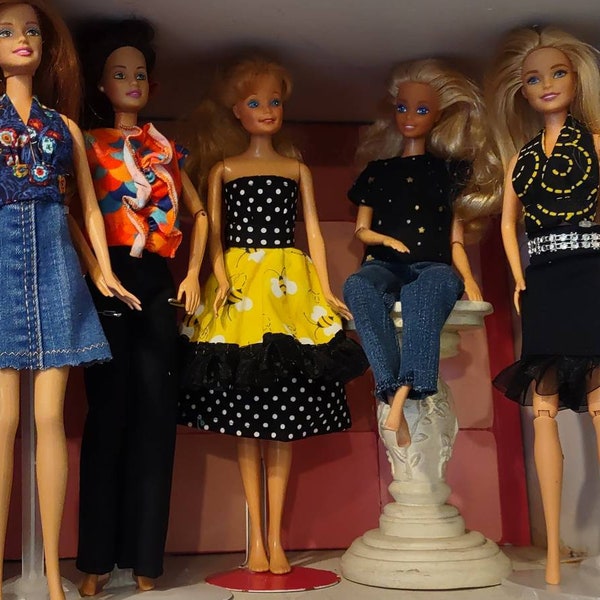 10 piece separates for 11.5"fashion dolls (1/6 scale)