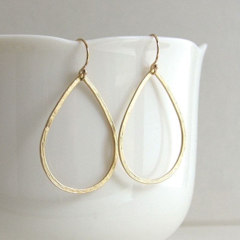 Mini Teardrop Earring in Gold