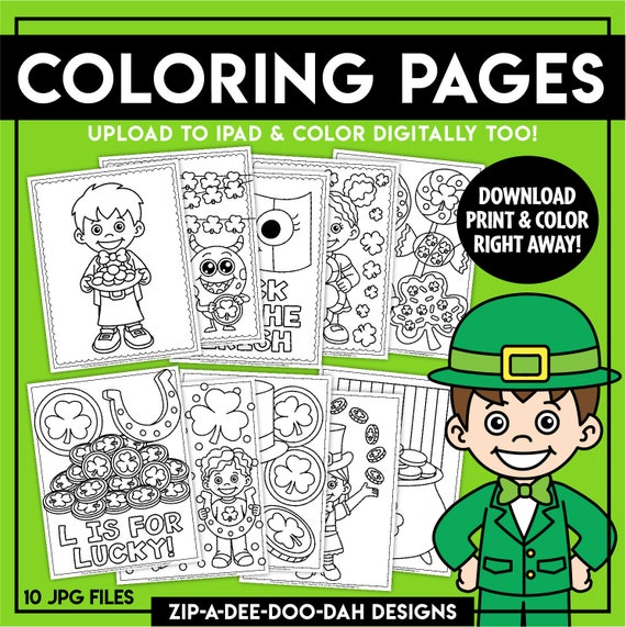 Printable St Patrick's Day Coloring Pages