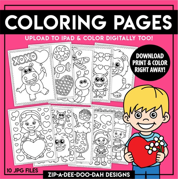 Printable Valentine's Day Coloring Pages
