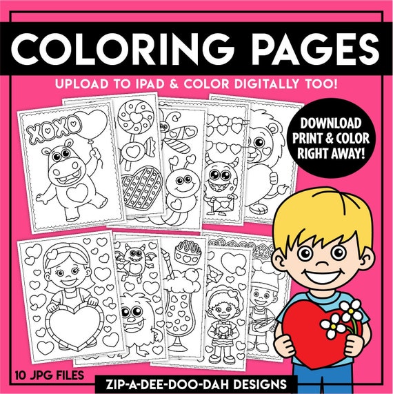 Printable Valentine's Day Coloring Pages