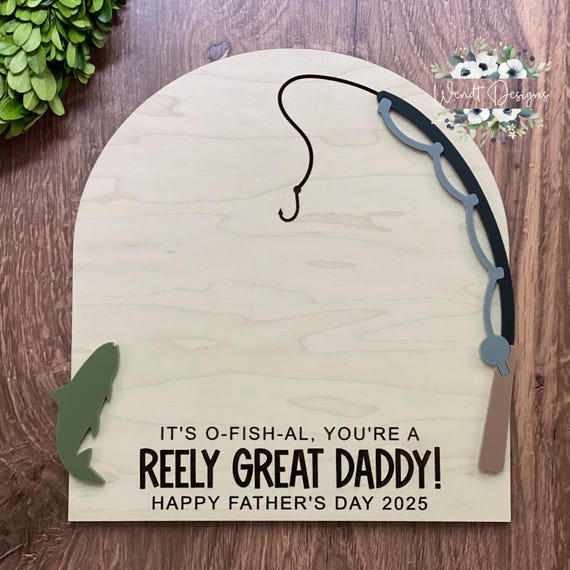 Fathers Day Handprint Fishing Sign, Reely Great Daddy, Reel Great Dad, Personalized Fathers Day Gift, Handprint Keepsake for Father's Day Fathers Day Handprint Fishing Sign, Reely Great Daddy, Reel Great Dad, Personalized Fathers Day Gift, Handprint Keepsake for Father's Day