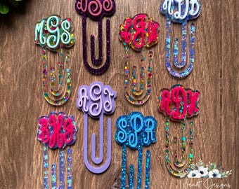 Teacher Planner Bookmark, Book Marker, Personalized Bookmark, Planner Bookmark, Paperclip Bookmark