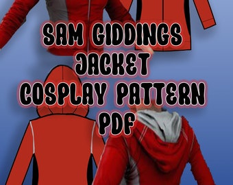 Sam Giddings Climbing Jacket PDF Pattern || For Cosplay || Until Dawn Inspired Print Your Own Pattern