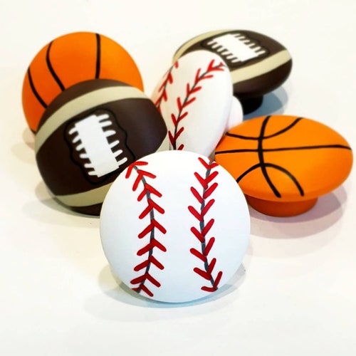Sports Drawer Pulls large Dresser Knobs and Pulls Sports Etsy
