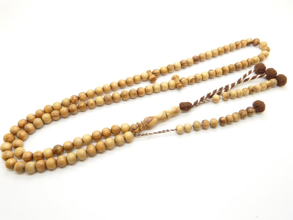 Chapelet Islamique Tasbih Subha Misbaha Sibha en Oliver 99 Perles