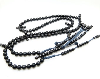 Unique ! ebony Tijani tasbih subha prayer beads
