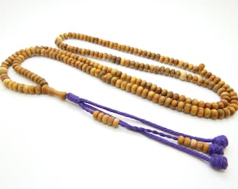 oiled olive wood Naqshbandi tasbih subha prayer beads 200 beads