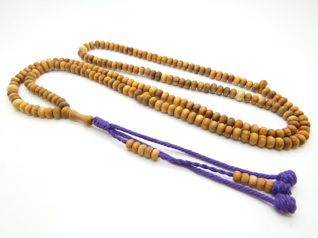 Chapelet Naqshbandi en Olivier Huilé Tasbih Subha Misbaha 200 Perles