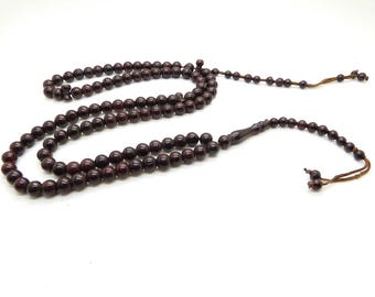 Rosario islámico shadhili tasbih subha misbaha en kuka roja
