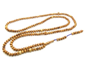 spéciale cut olive wood Naqshbandi tasbih subha prayer beads 200 beads