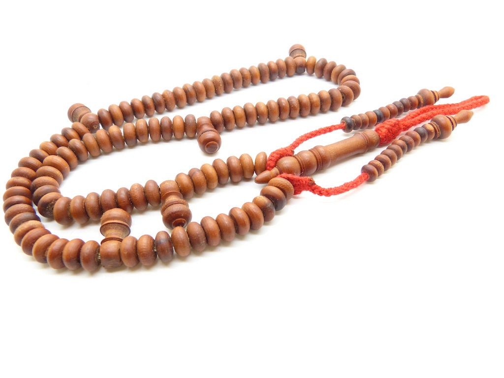 Chapelet Tasbih Subha Sibha Misbaha Tijani en Jujubier | 'anab/Unab