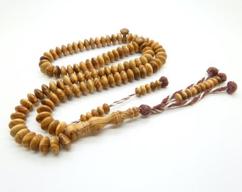 olive wood tasbih subha prayer beads misbaha 99 beads