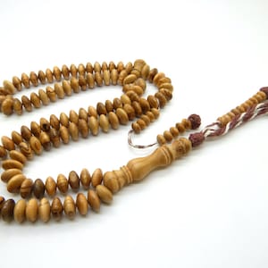 olive wood shadhili tasbih subha prayer beads misbaha