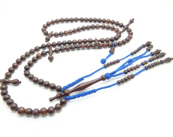 Unique ! tamarind wood Tijani tasbih subha prayer beads