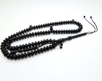 black kuka shadhili tasbih subha prayer beads misbaha